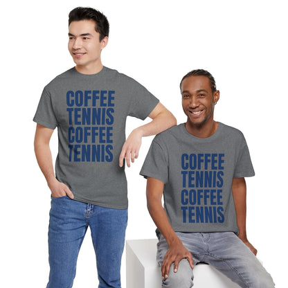 COFFEE & TENNIS 3 - Tennis Basic Tee