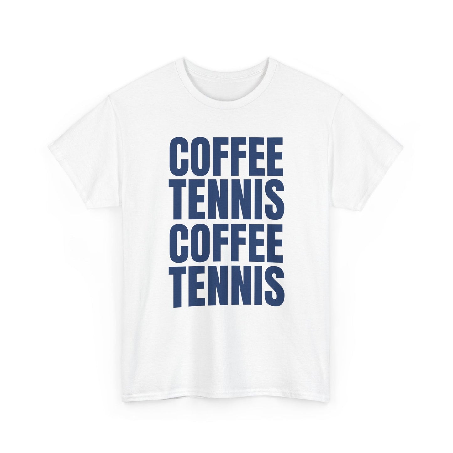 COFFEE & TENNIS 3 - Tennis Basic Tee