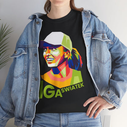 IGA SWIATEK 5 - Tennis Basic Tee