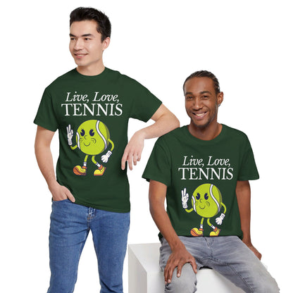 LIVE LOVE TENNIS - Tennis Basic Tee