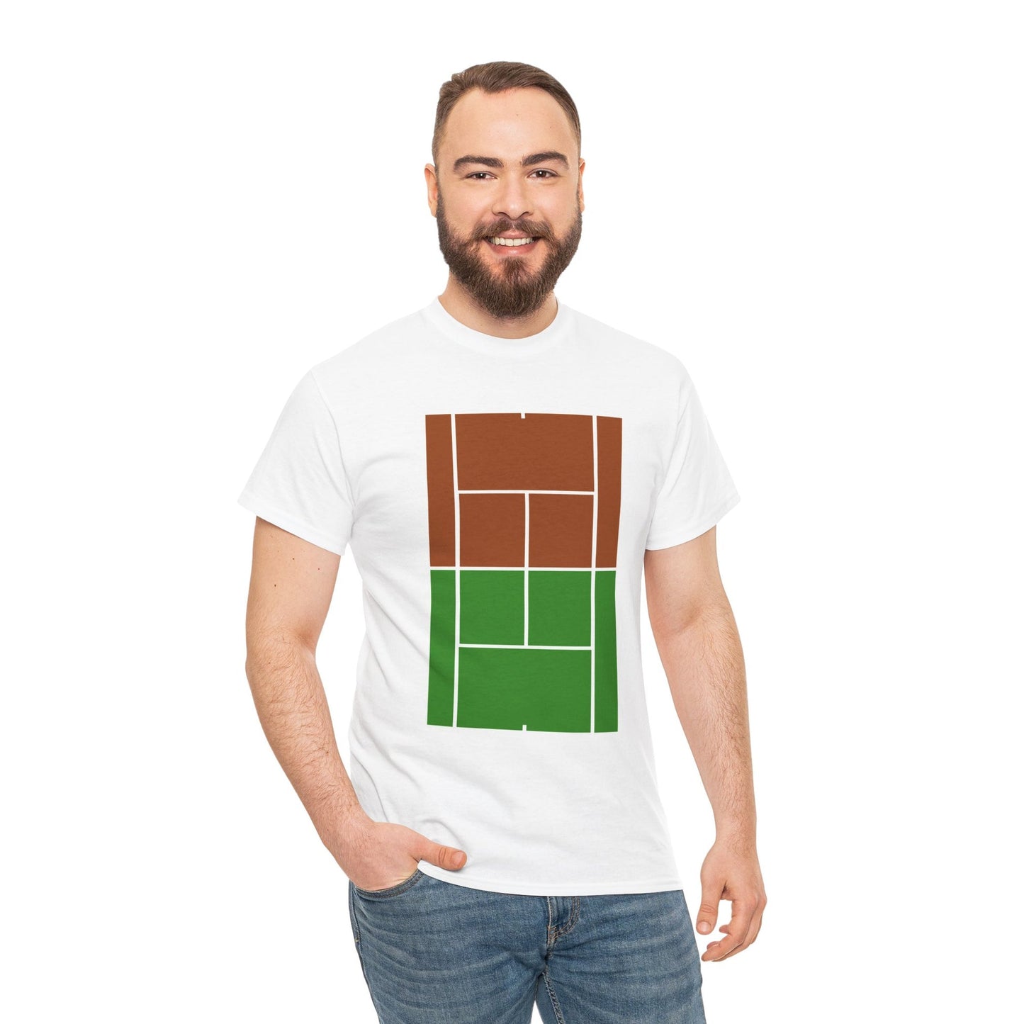 NADAL VS FEDERER - Tennis Basic Tee