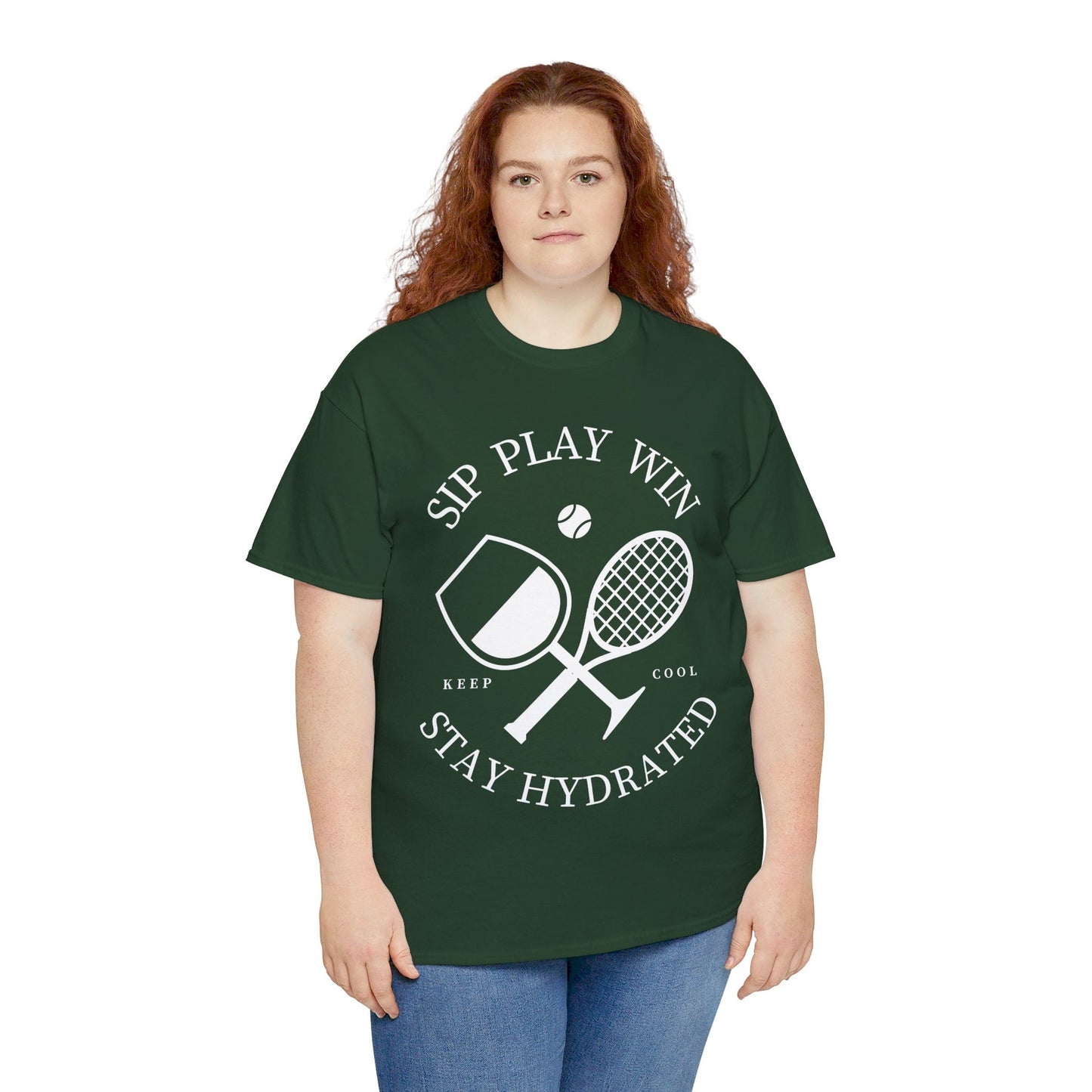 STAY HYDRATED - Tennis Basic Tee