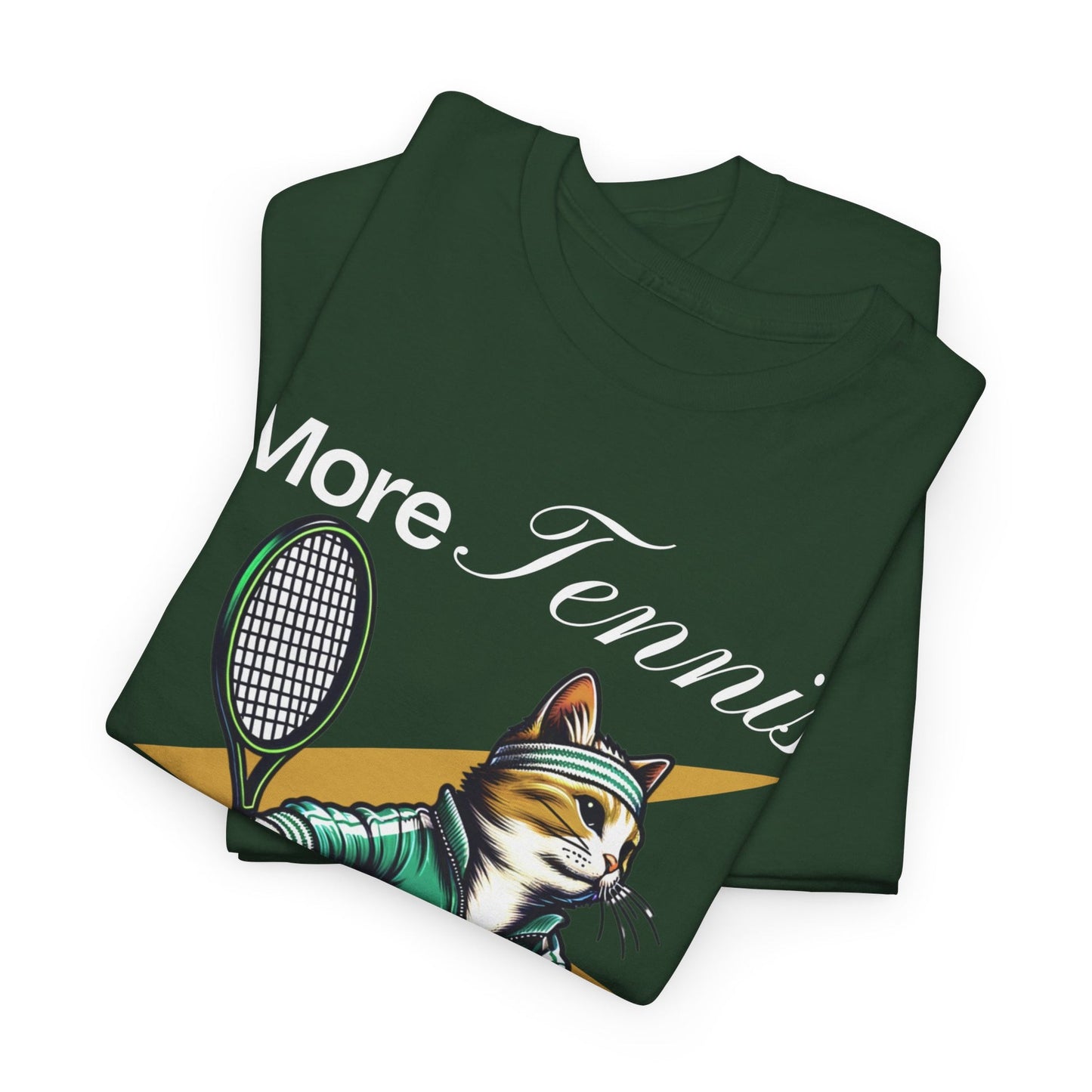 MORE TENNIS - Tennis Basic Tee