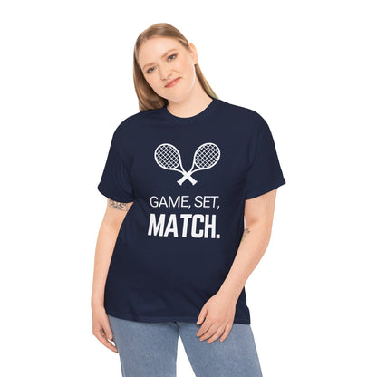 GAME SET MATCH 1 - Tennis Basic Tee