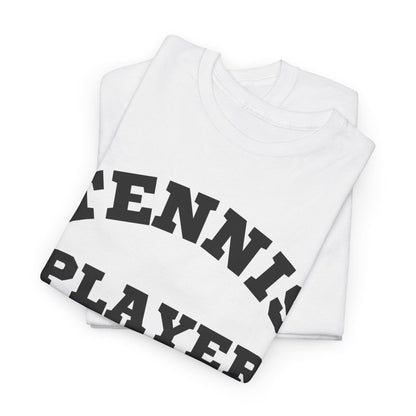 TENNIS PLAYER 3 (White-Black) - Tennis Basic Tee