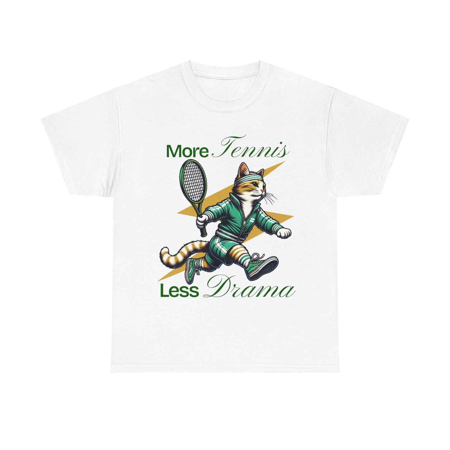 MORE TENNIS - Tennis Basic Tee