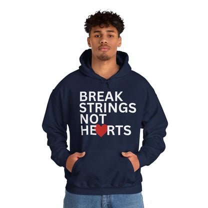 BREAK STRINGS NOT HEARTS - Tennis Hoodie