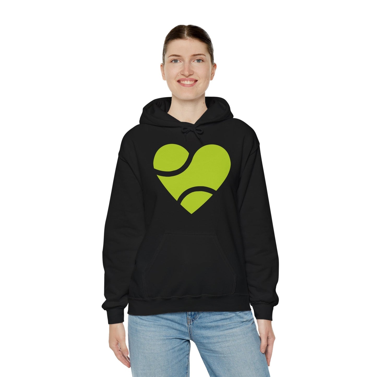 HEART - BALL  - Tennis Hoodie