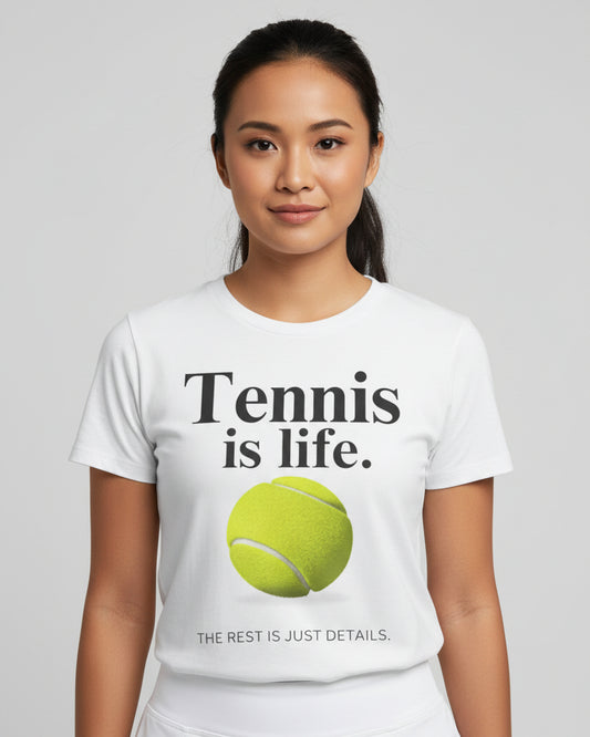 TENNIS IS LIFE  - Tennis Basic Tee