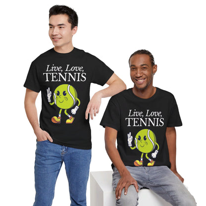 LIVE LOVE TENNIS - Tennis Basic Tee