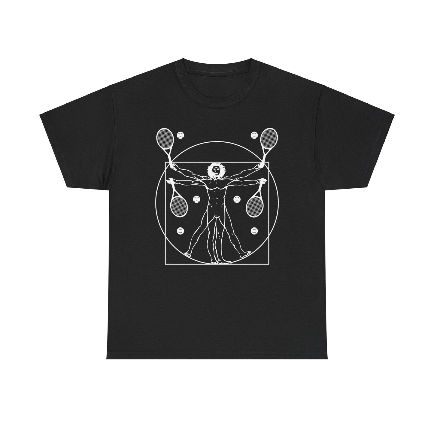 VITRUVIAN MAN (LEONARDO DA VINCI) - Tennis Basic Tee
