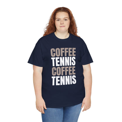 COFFEE & TENNIS 3 - Tennis Basic Tee