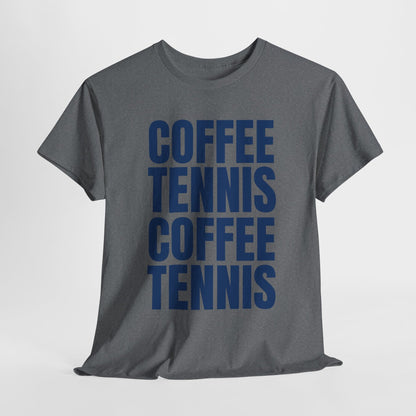 COFFEE & TENNIS 3 - Tennis Basic Tee