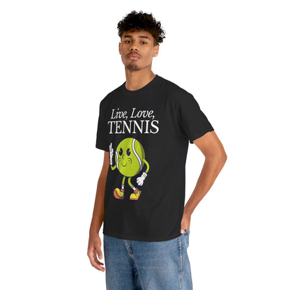 LIVE LOVE TENNIS - Tennis Basic Tee