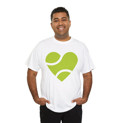 HEART - BALL - Tennis Basic Tee