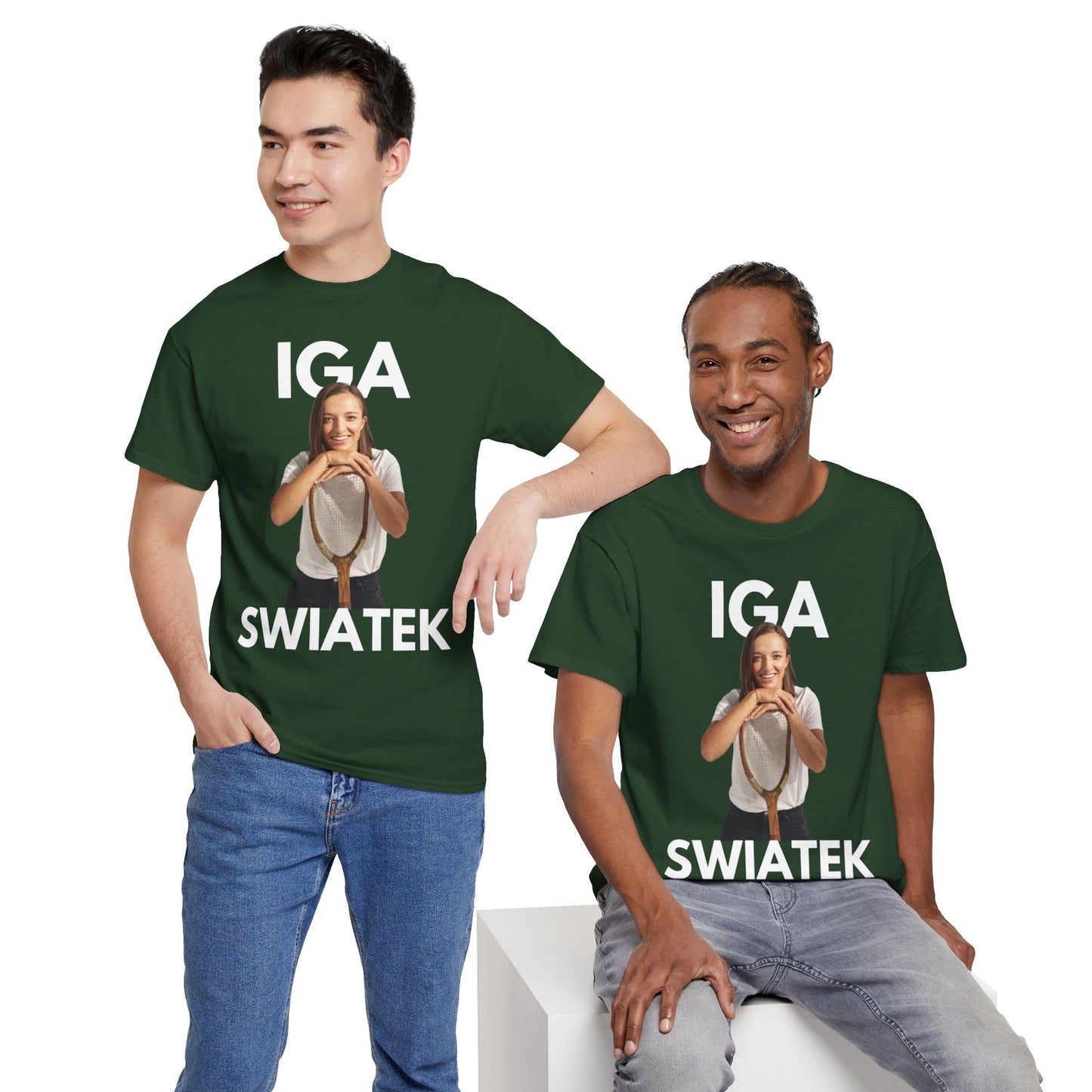 IGA SWIATEK 2 - Tennis Basic Tee