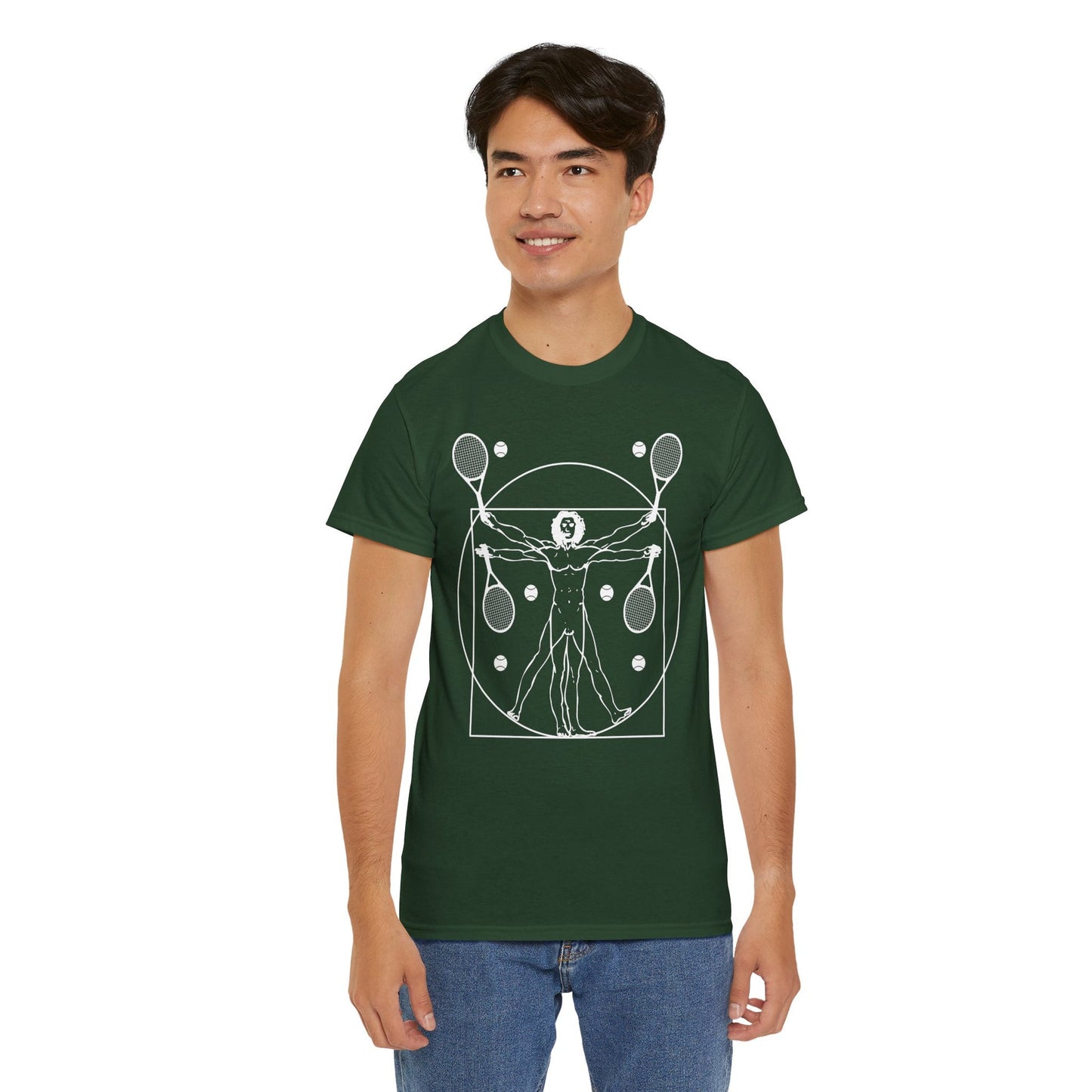 VITRUVIAN MAN (LEONARDO DA VINCI) - Tennis Basic Tee