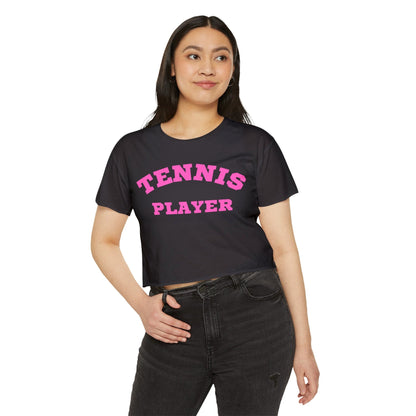 TENNIS PLAYER 3 (Pink) - Crop Top