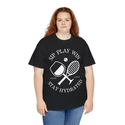 STAY HYDRATED - Tennis Basic Tee