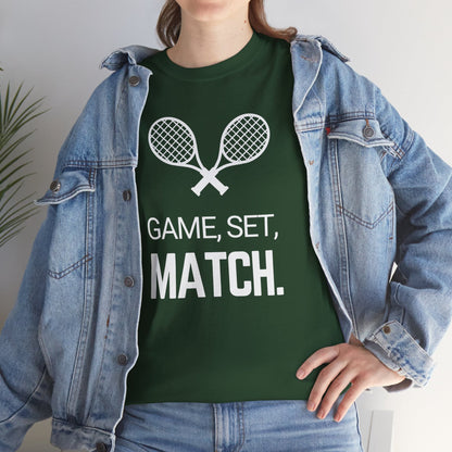 GAME SET MATCH 1 - Tennis Basic Tee