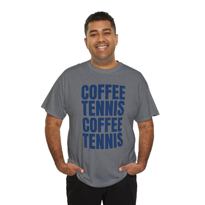 COFFEE & TENNIS 3 - Tennis Basic Tee