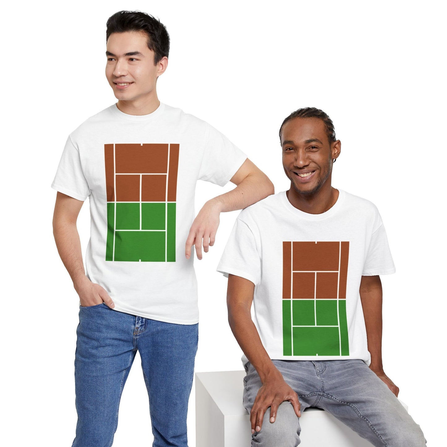 NADAL VS FEDERER - Tennis Basic Tee