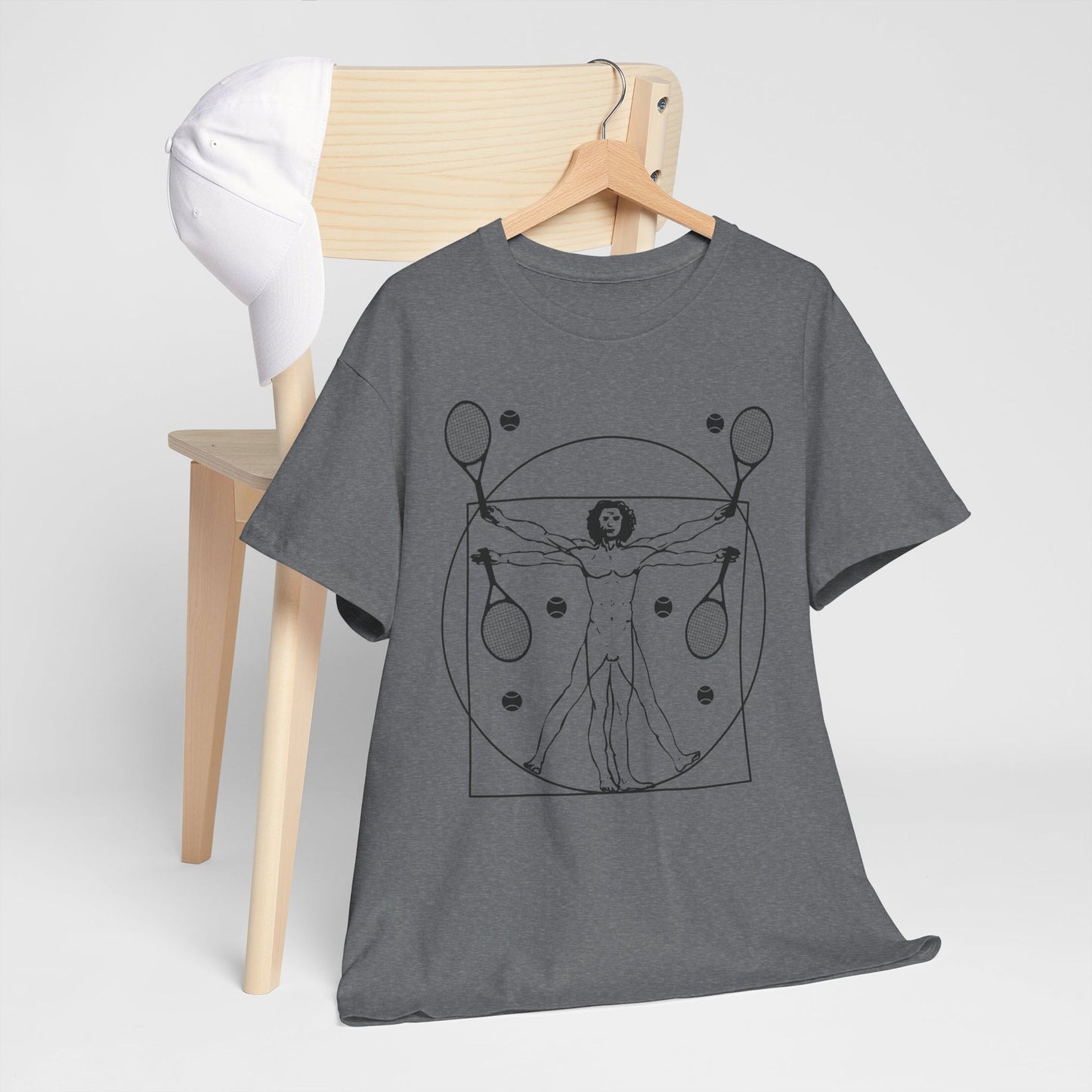 VITRUVIAN MAN (LEONARDO DA VINCI) - Tennis Basic Tee