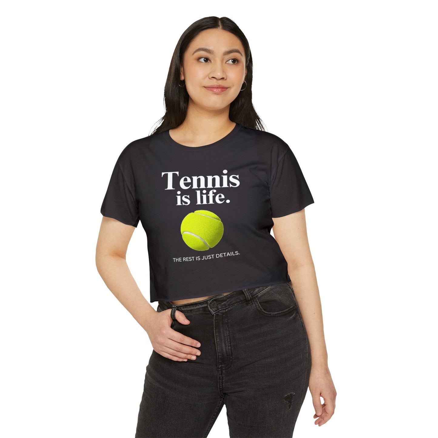 TENNIS IS LIFE - Crop Top