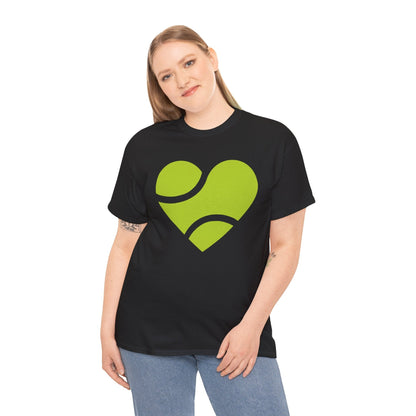 HEART - BALL - Tennis Basic Tee