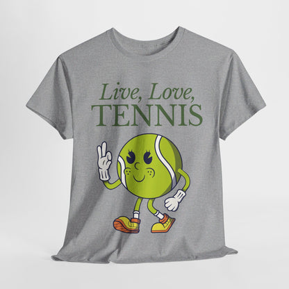 LIVE LOVE TENNIS - Tennis Basic Tee