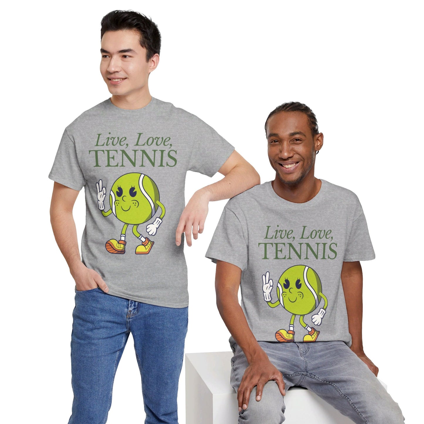 LIVE LOVE TENNIS - Tennis Basic Tee