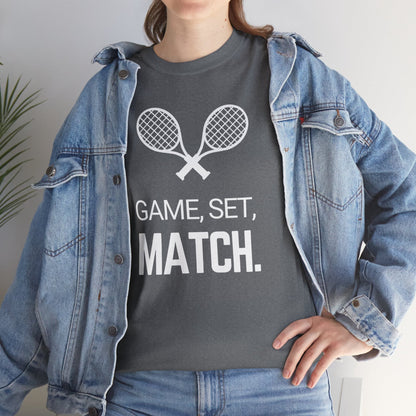 GAME SET MATCH 1 - Tennis Basic Tee