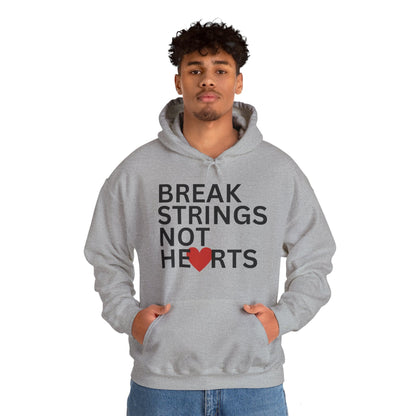 BREAK STRINGS NOT HEARTS - Tennis Hoodie