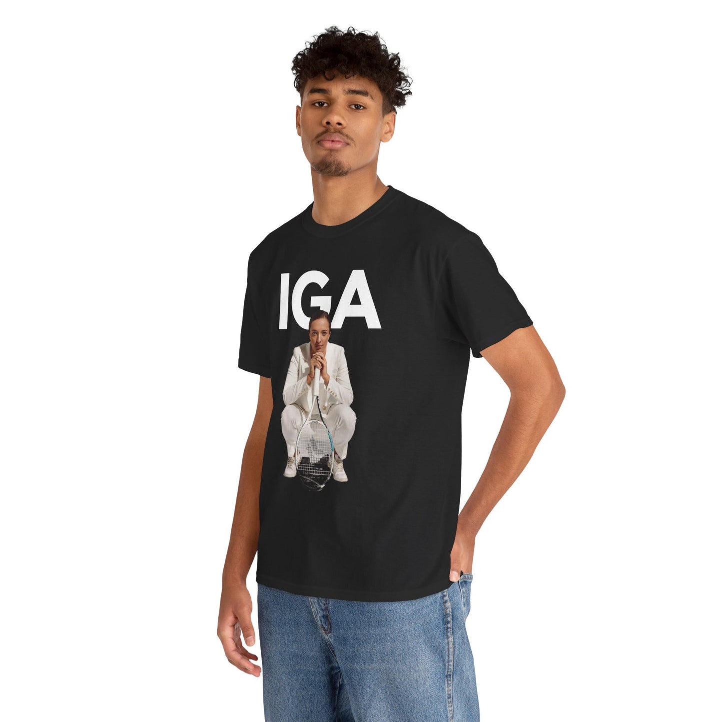 IGA SWIATEK 3 - Tennis Basic Tee