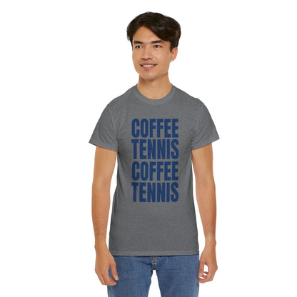 COFFEE & TENNIS 3 - Tennis Basic Tee