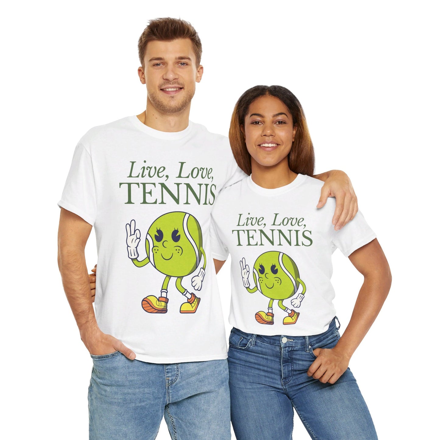 LIVE LOVE TENNIS - Tennis Basic Tee