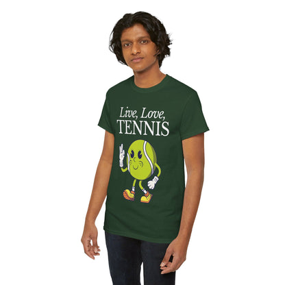 LIVE LOVE TENNIS - Tennis Basic Tee