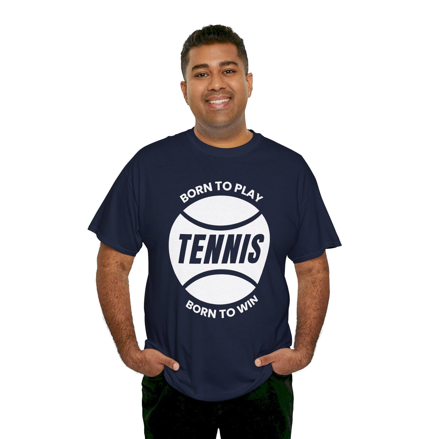 BORN TO WIN - Tennis Basic Tee