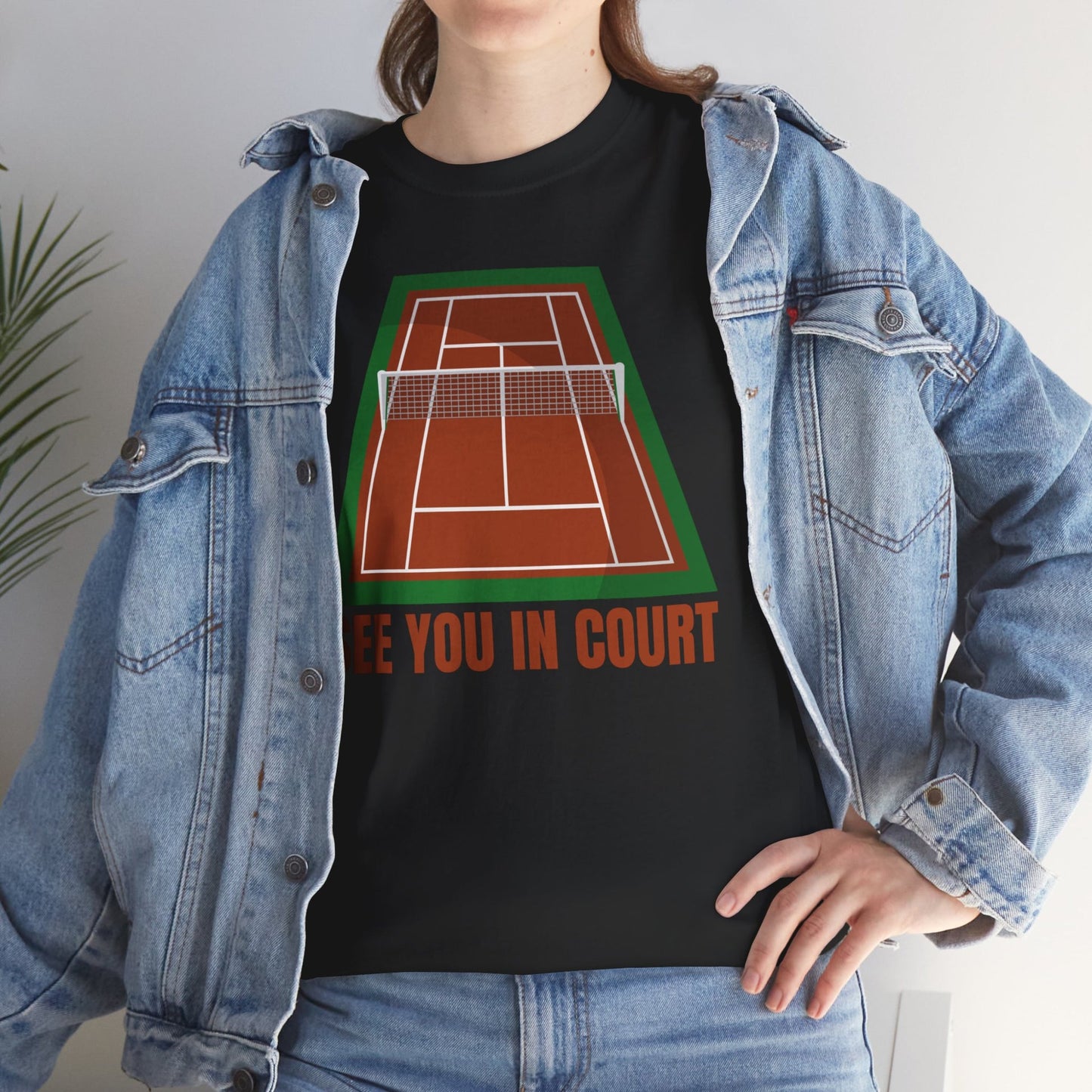 SEE YOU IN COURT 1 - Tennis Basic Tee