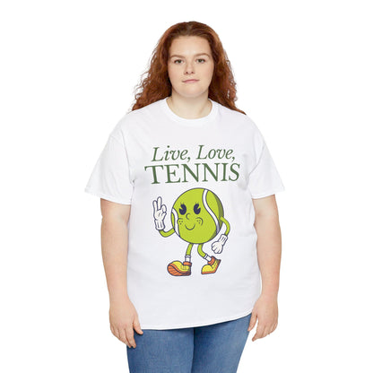 LIVE LOVE TENNIS - Tennis Basic Tee