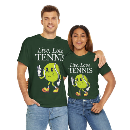 LIVE LOVE TENNIS - Tennis Basic Tee