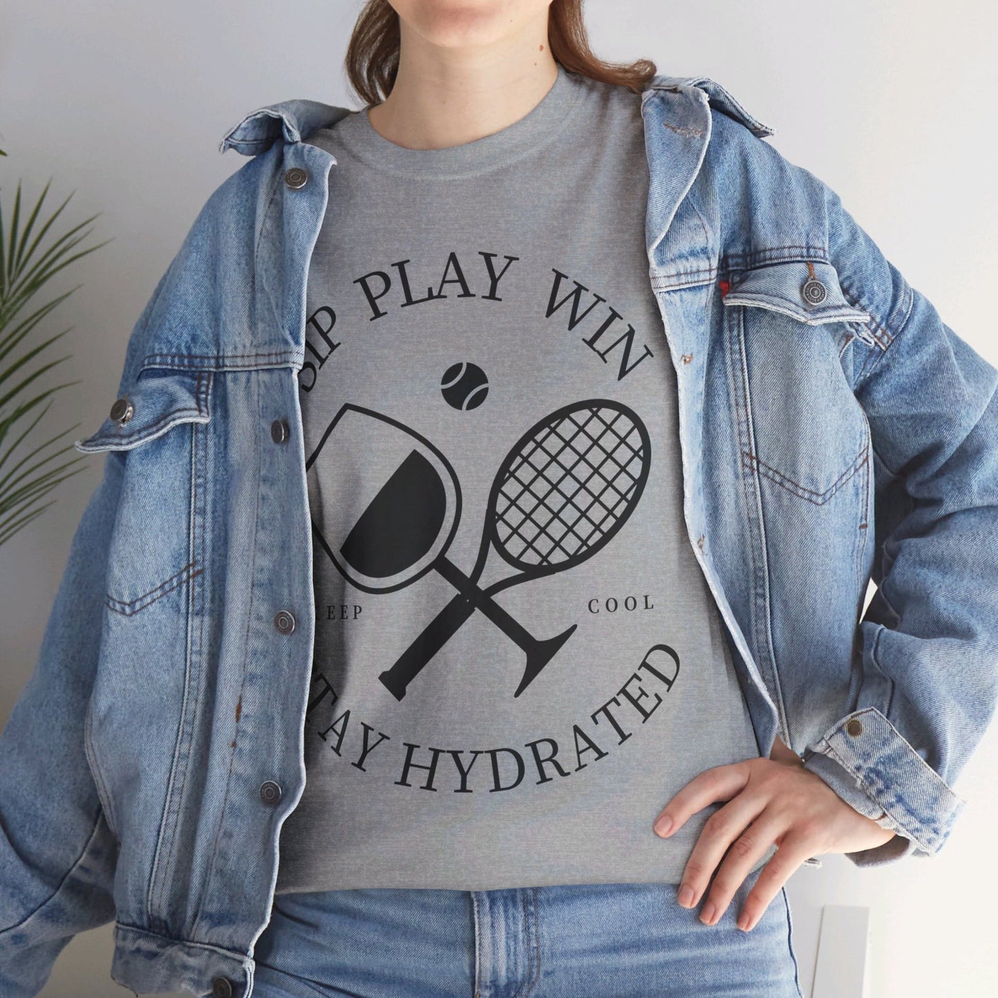 STAY HYDRATED - Tennis Basic Tee