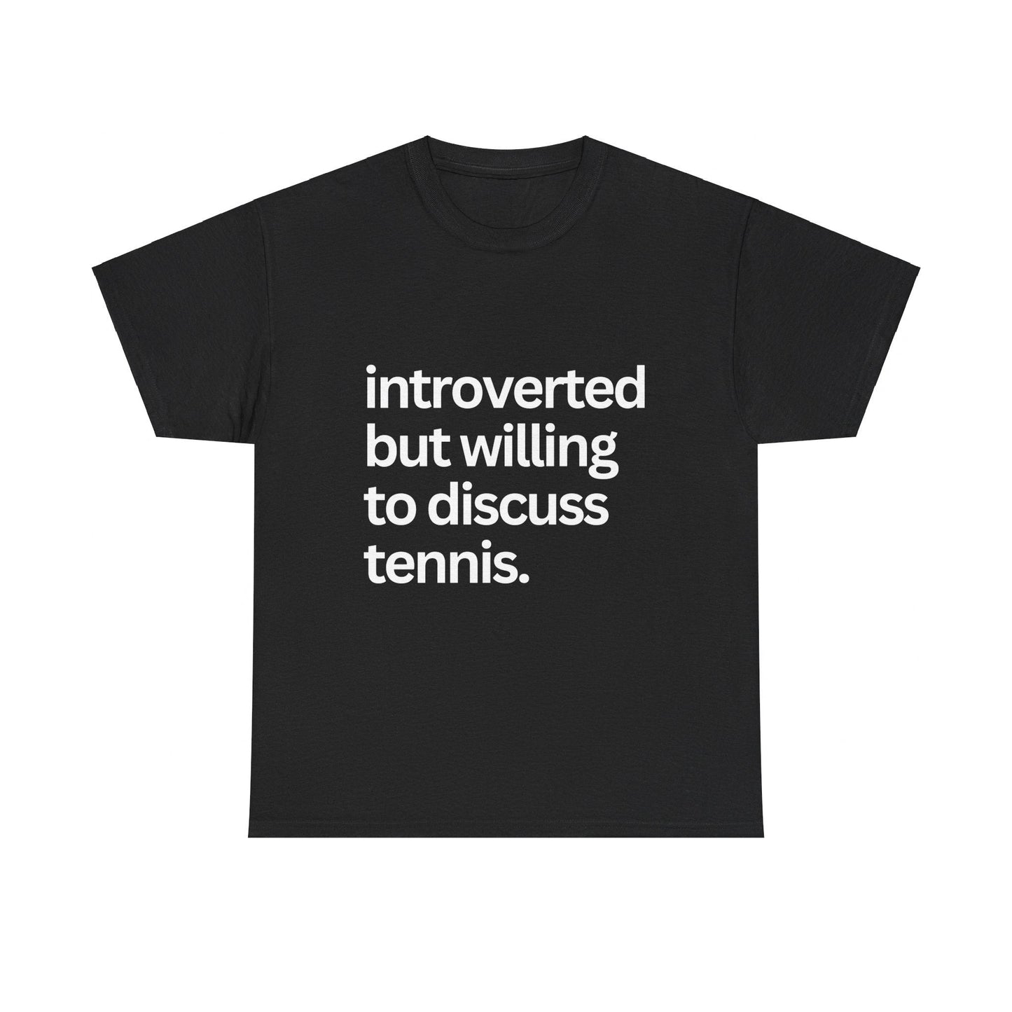 INTROVERT - Tennis Basic Tee