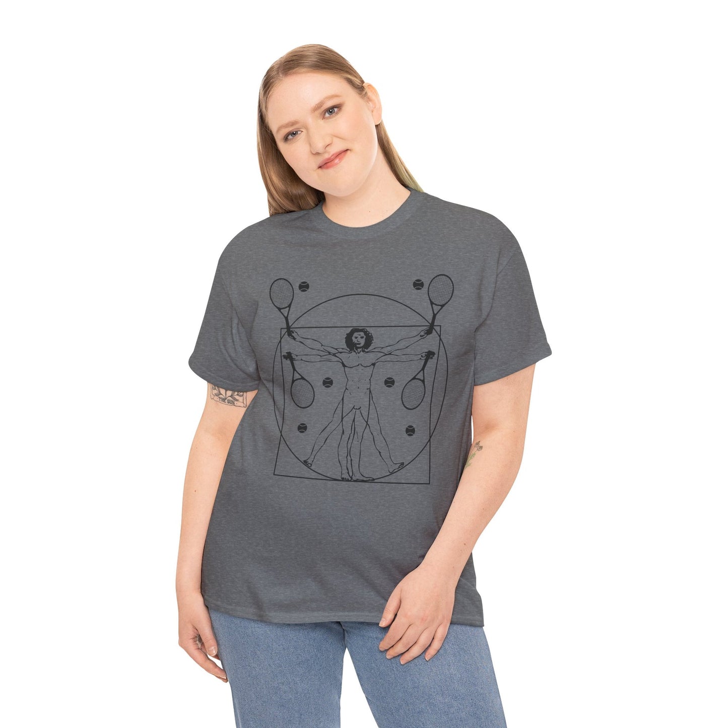 VITRUVIAN MAN (LEONARDO DA VINCI) - Tennis Basic Tee
