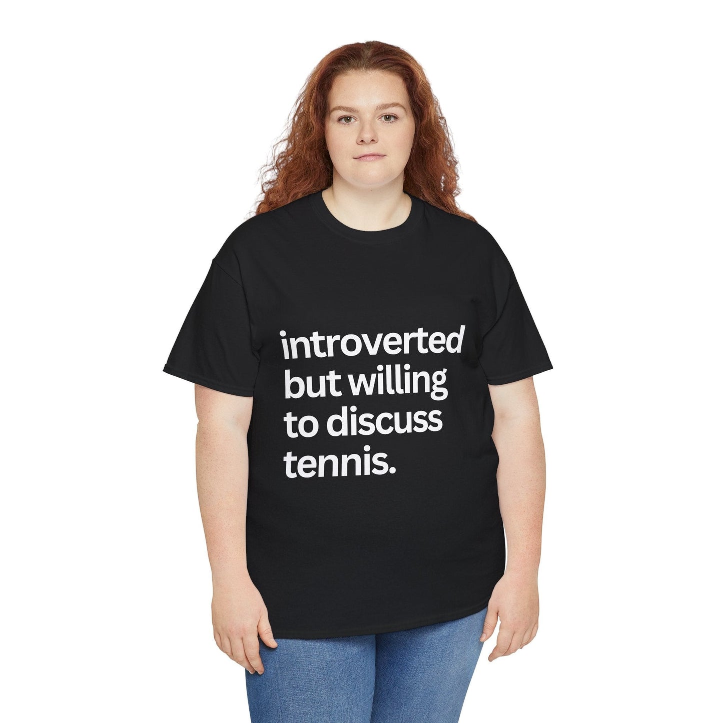 INTROVERT - Tennis Basic Tee