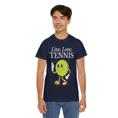 LIVE LOVE TENNIS - Tennis Basic Tee