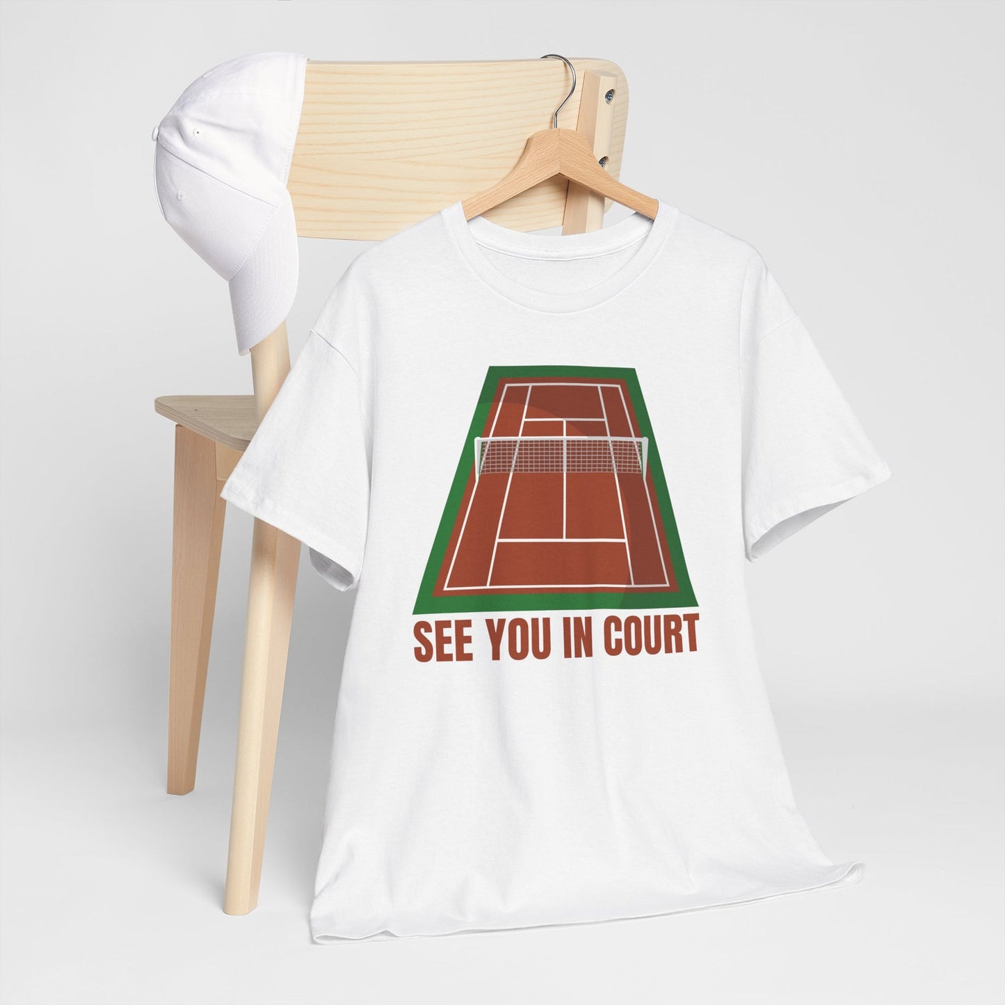 SEE YOU IN COURT 1 - Tennis Basic Tee