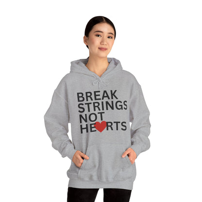 BREAK STRINGS NOT HEARTS - Tennis Hoodie