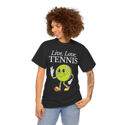 LIVE LOVE TENNIS - Tennis Basic Tee