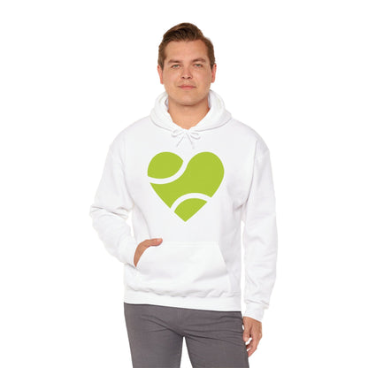 HEART - BALL  - Tennis Hoodie